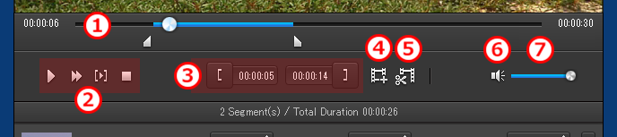 スマホWOW!!! 音楽・動画変換 for iPhone　カット設定　再生時間