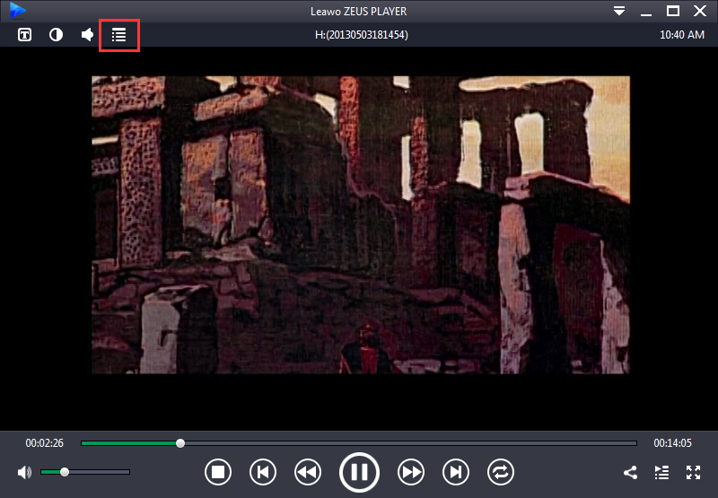 ZEUS PLAYER , ブルーレイ メニュー, DVD メニュー